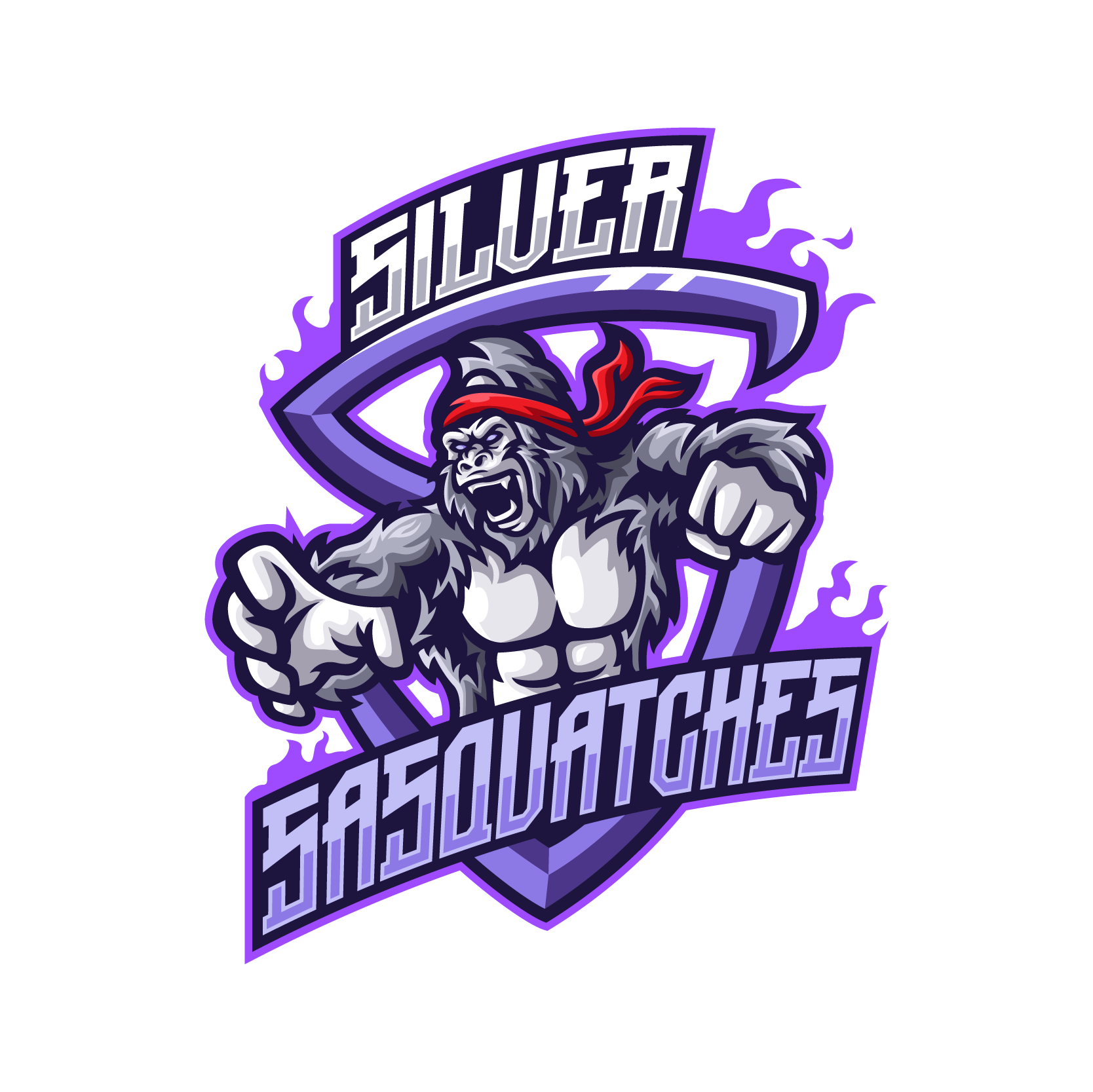 Silver Sasquatches logo